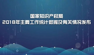 国家知识产权局2018年主要工作统计数据及有关情况发布