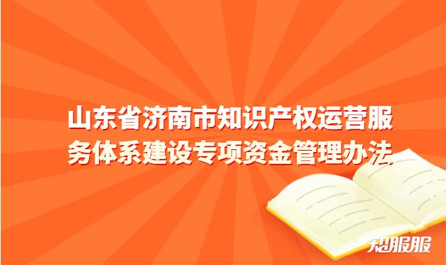 山东省济南市知识产权运营服务体系建设专项资金管理办法.jpg